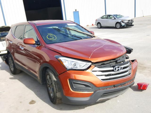 5XYZT3LB6FG235227 - 2015 HYUNDAI SANTA FE S ORANGE photo 1