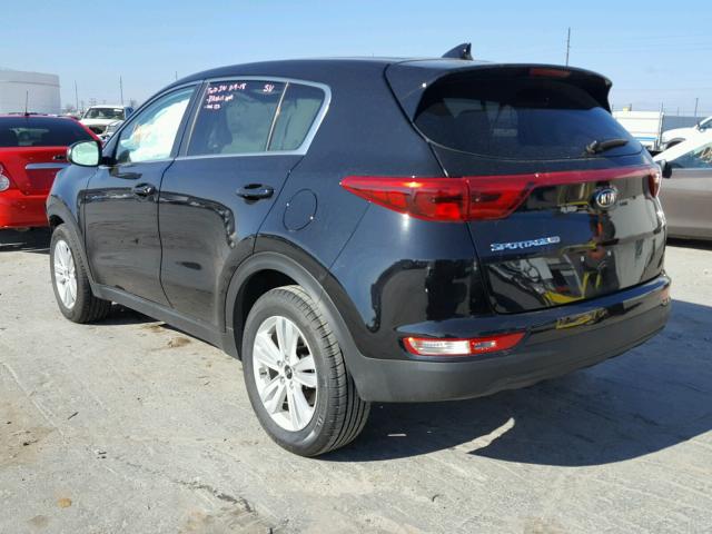 KNDPM3AC2K7514410 - 2019 KIA SPORTAGE L BLACK photo 3