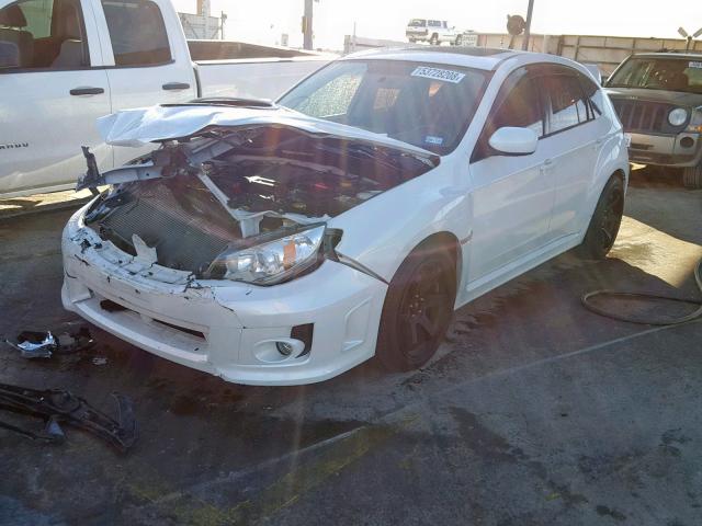 JF1GR7E65DG205195 - 2013 SUBARU IMPREZA WR WHITE photo 2