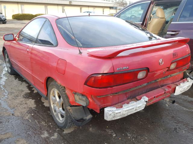 JH4DC23971S000256 - 2001 ACURA INTEGRA GS RED photo 3