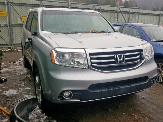 5FNYF4H73CB003653 - 2012 HONDA PILOT EXLN SILVER photo 1