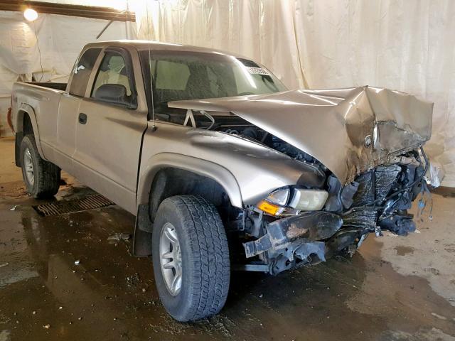 1D7HG12X23S172544 - 2003 DODGE DAKOTA SXT GOLD photo 1