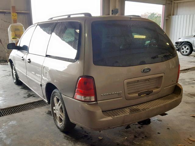 2FMZA52284BA94919 - 2004 FORD FREESTAR S TAN photo 3