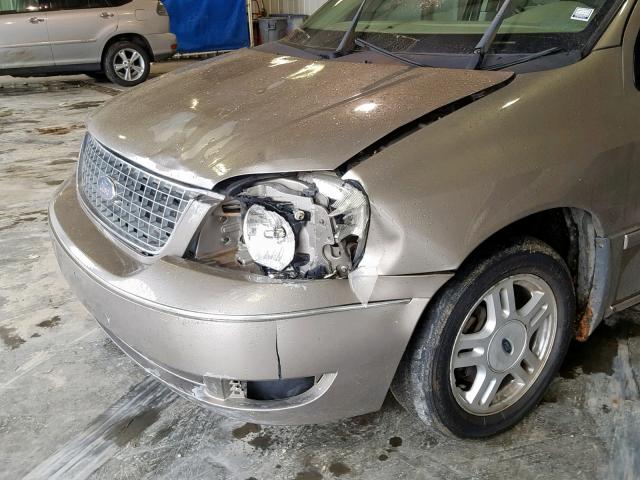 2FMZA52284BA94919 - 2004 FORD FREESTAR S TAN photo 9