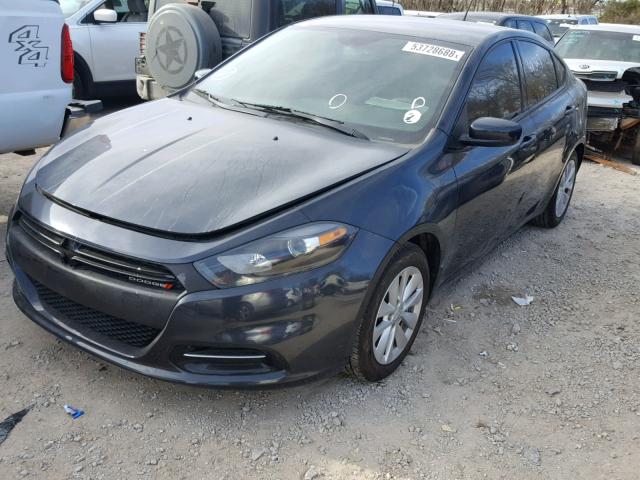 1C3CDFBB1ED669191 - 2014 DODGE DART SXT GRAY photo 2