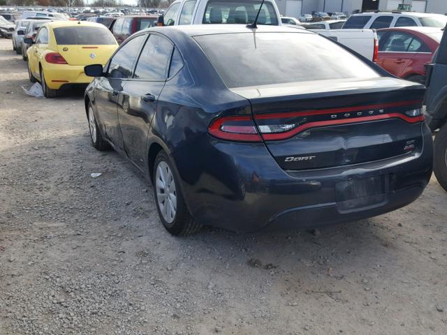 1C3CDFBB1ED669191 - 2014 DODGE DART SXT GRAY photo 3