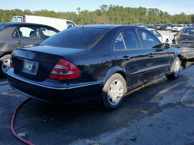 WDBUF65J83A183147 - 2003 MERCEDES-BENZ E 320 BLACK photo 4