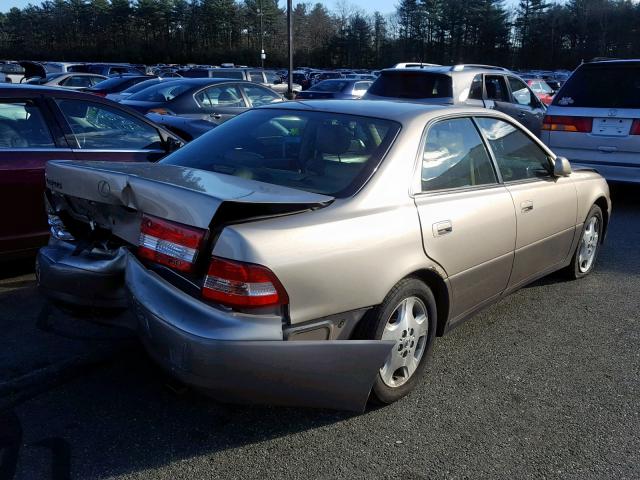 JT8BF28G4Y0268385 - 2000 LEXUS ES 300 GOLD photo 4