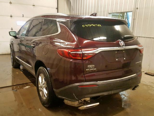 5GAEVAKW8JJ161143 - 2018 BUICK ENCLAVE ES MAROON photo 3