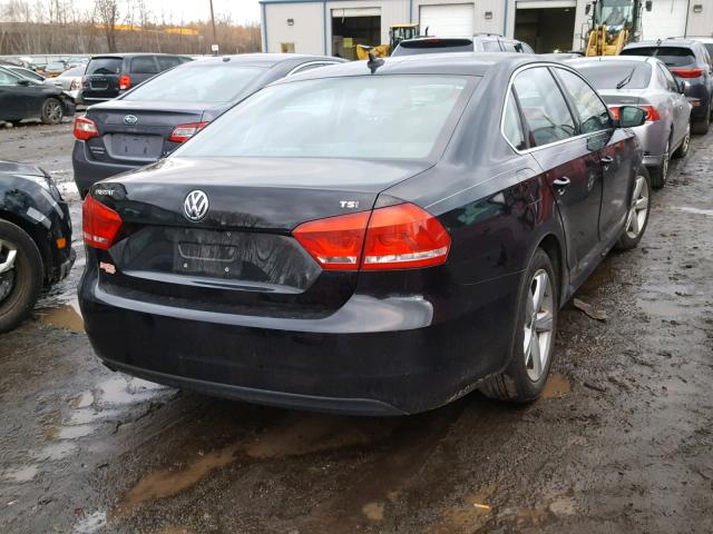 1VWAT7A37FC093200 - 2015 VOLKSWAGEN PASSAT S BLACK photo 4