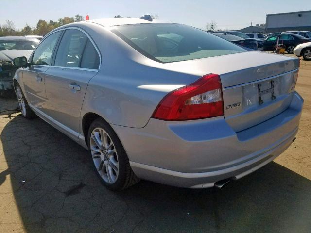 YV1AH992281076664 - 2008 VOLVO S80 T6 TUR GRAY photo 3