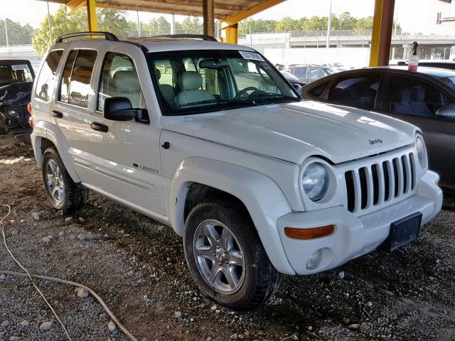 1J4GL58K73W718844 - 2003 JEEP LIBERTY LI WHITE photo 1