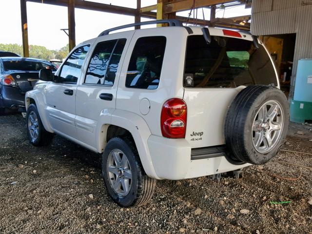 1J4GL58K73W718844 - 2003 JEEP LIBERTY LI WHITE photo 3