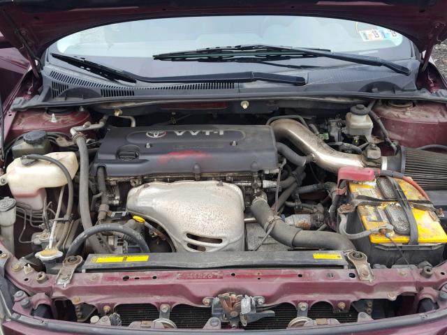 JTKDE177350003597 - 2005 TOYOTA SCION TC 栗色 照片 7