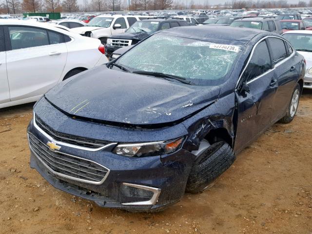 1G1ZB5ST3GF275349 - 2016 CHEVROLET MALIBU LS BLUE photo 2
