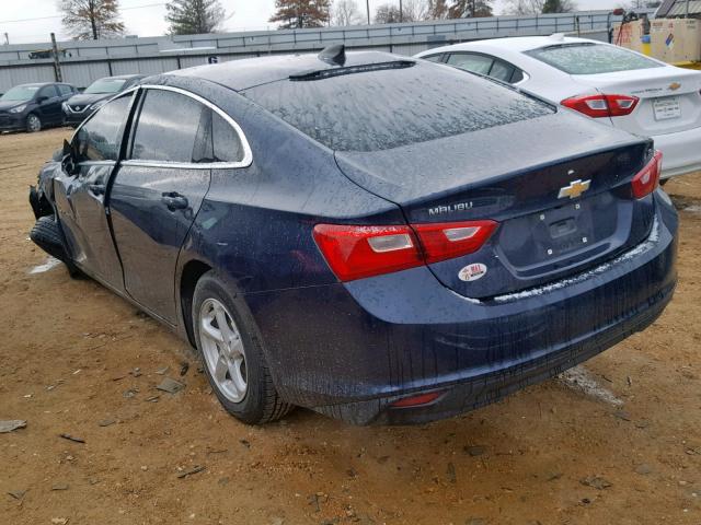 1G1ZB5ST3GF275349 - 2016 CHEVROLET MALIBU LS BLUE photo 3