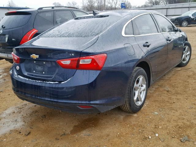 1G1ZB5ST3GF275349 - 2016 CHEVROLET MALIBU LS BLUE photo 4