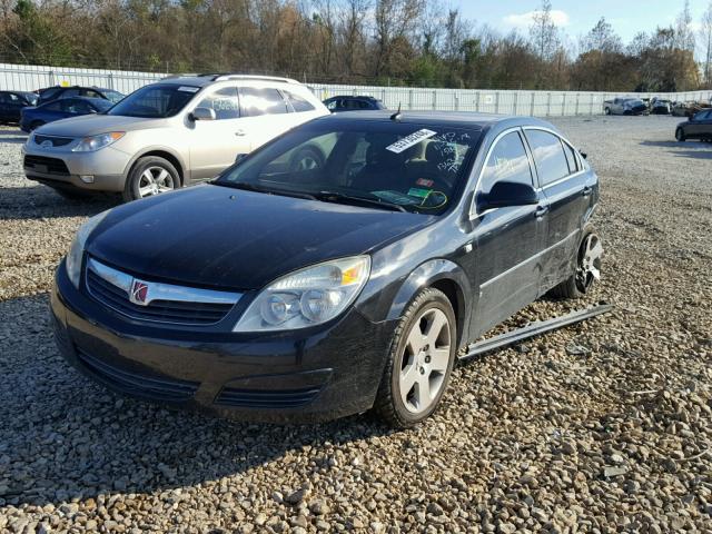 1G8ZS57NX7F136315 - 2007 SATURN AURA XE BLACK photo 2