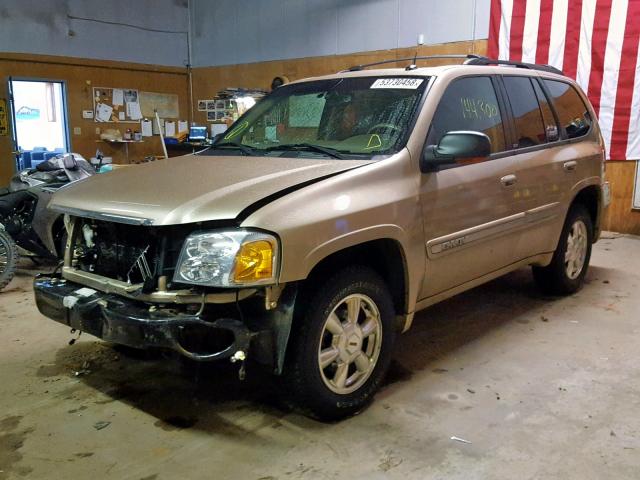 1GKDT13S542162085 - 2004 GMC ENVOY TAN photo 2