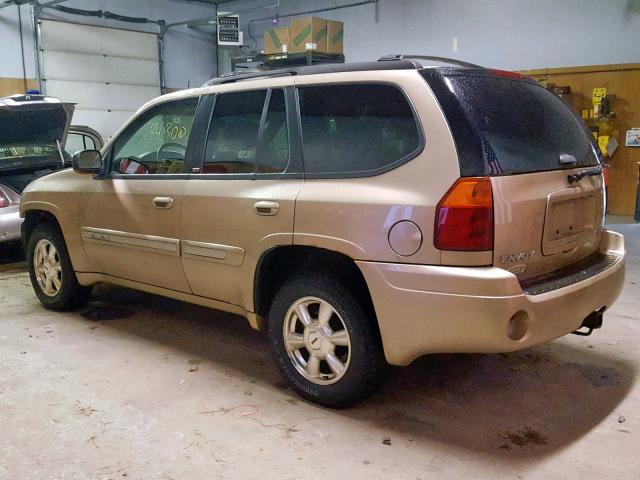 1GKDT13S542162085 - 2004 GMC ENVOY TAN photo 3