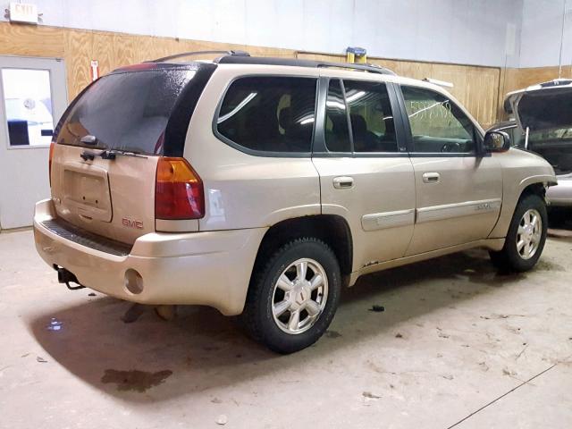 1GKDT13S542162085 - 2004 GMC ENVOY TAN photo 4