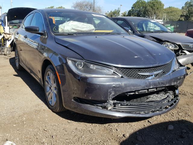 1C3CCCAG1GN182956 - 2016 CHRYSLER 200 LIMITE BLUE photo 1