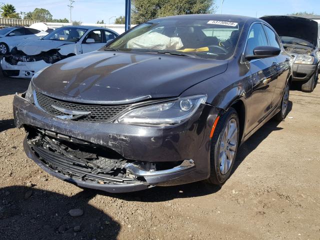 1C3CCCAG1GN182956 - 2016 CHRYSLER 200 LIMITE BLUE photo 2