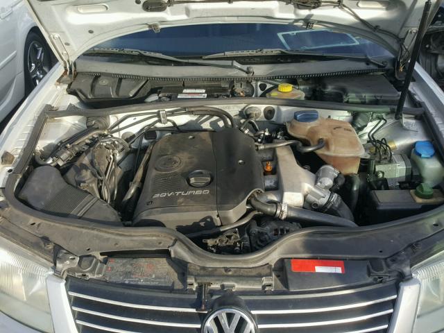 WVWMA23B9YP161960 - 2000 VOLKSWAGEN PASSAT GLS SILVER photo 7