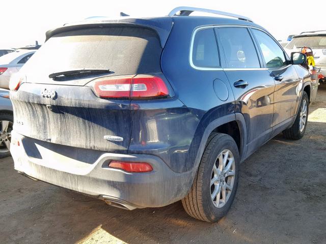 1C4PJMCS2GW280219 - 2016 JEEP CHEROKEE L BLUE photo 4