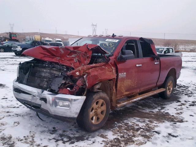 3C6UR5DL3FG510735 - 2015 RAM 2500 SLT MAROON photo 2