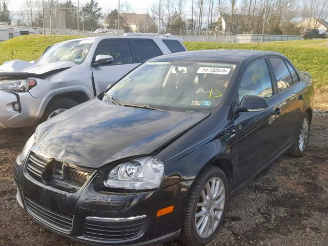 3VWRJ71KX8M192451 - 2008 VOLKSWAGEN JETTA WOLF BLACK photo 2