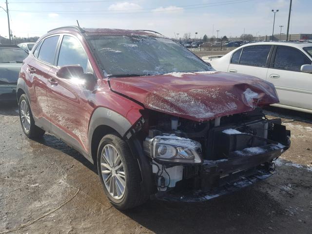 KM8K22AA8JU071037 - 2018 HYUNDAI KONA SEL MAROON photo 1