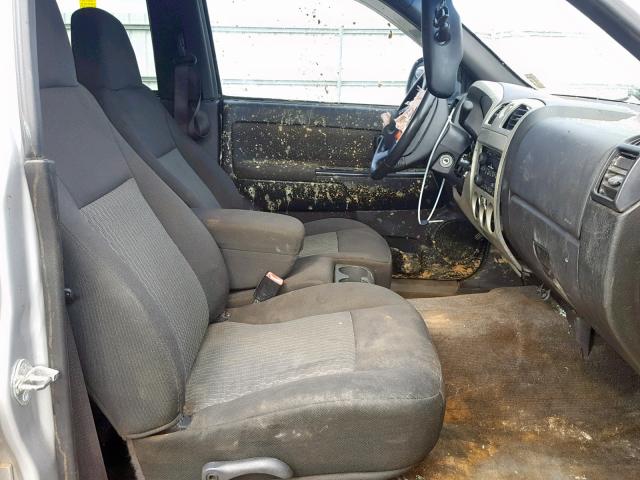 1GCDSCDE5A8137229 - 2010 CHEVROLET COLORADO L SILVER photo 5