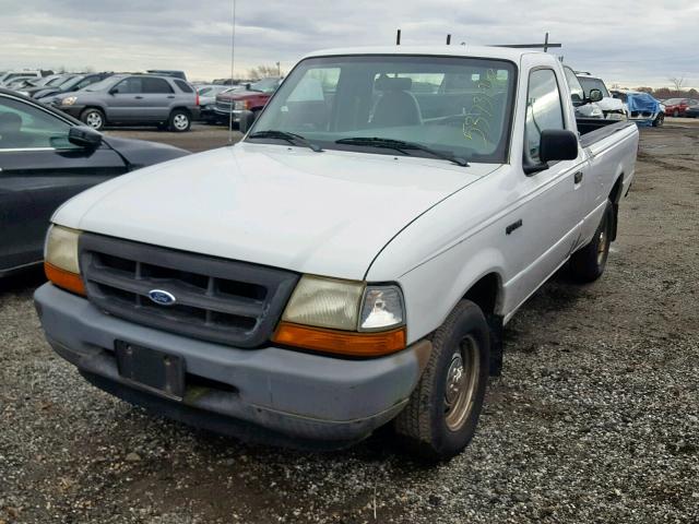 1FTYR10V3XPB33086 - 1999 FORD RANGER WHITE photo 2