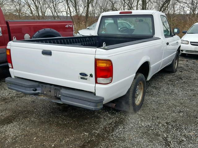 1FTYR10V3XPB33086 - 1999 FORD RANGER WHITE photo 4