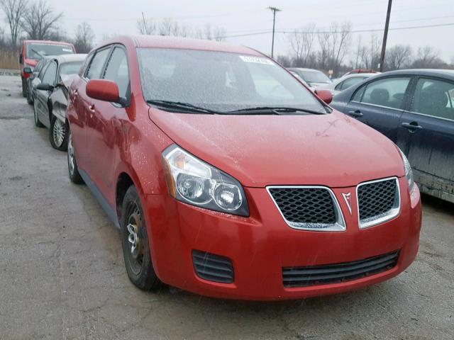 5Y2SP67809Z472047 - 2009 PONTIAC VIBE MAROON photo 1