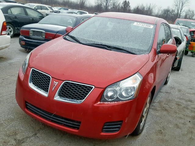 5Y2SP67809Z472047 - 2009 PONTIAC VIBE MAROON photo 2