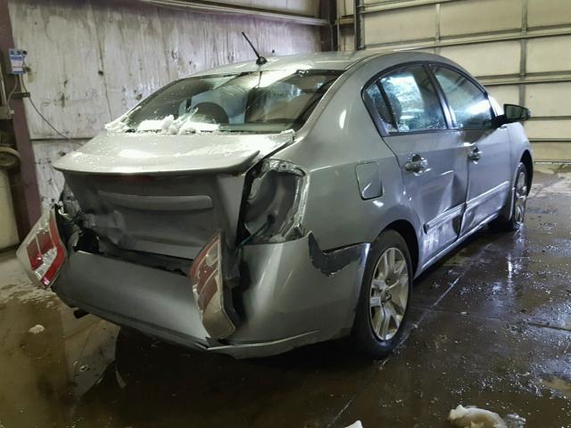 3N1AB6AP1AL603074 - 2010 NISSAN SENTRA 2.0 GRAY photo 4