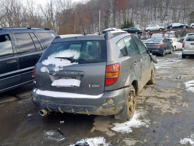 5Y2SM63895Z450136 - 2005 PONTIAC VIBE GRAY photo 4