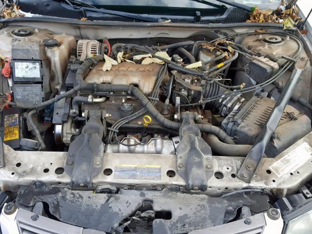 2G1WF52E549330302 - 2004 CHEVROLET IMPALA SILVER photo 7