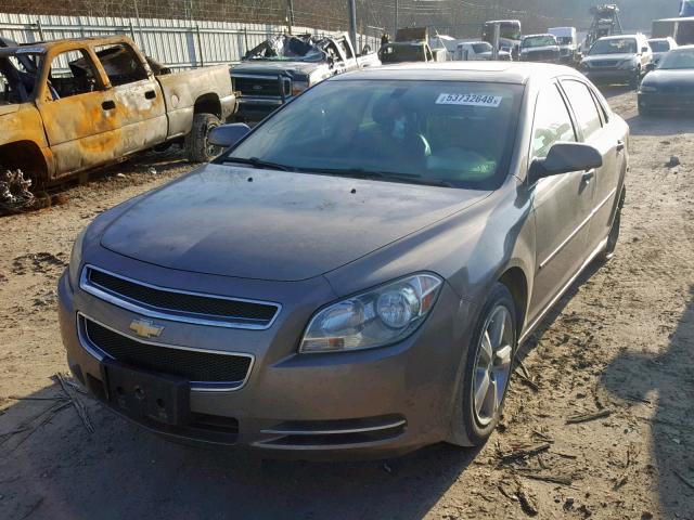 1G1ZD5EB4A4137092 - 2010 CHEVROLET MALIBU 2LT GRAY photo 2