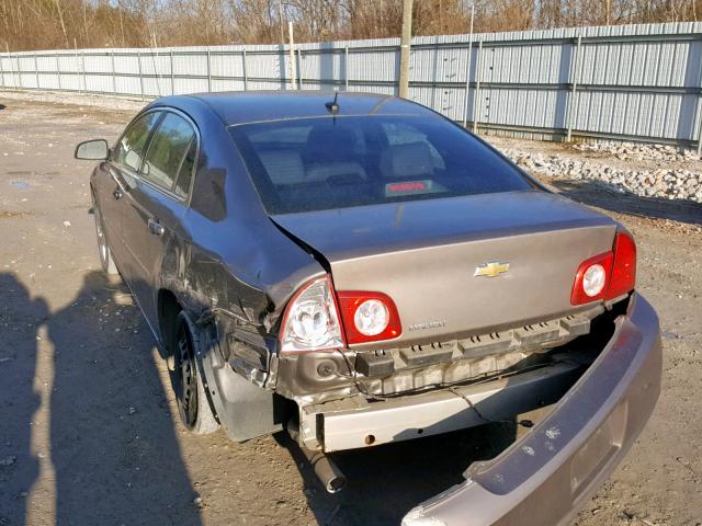 1G1ZD5EB4A4137092 - 2010 CHEVROLET MALIBU 2LT GRAY photo 3