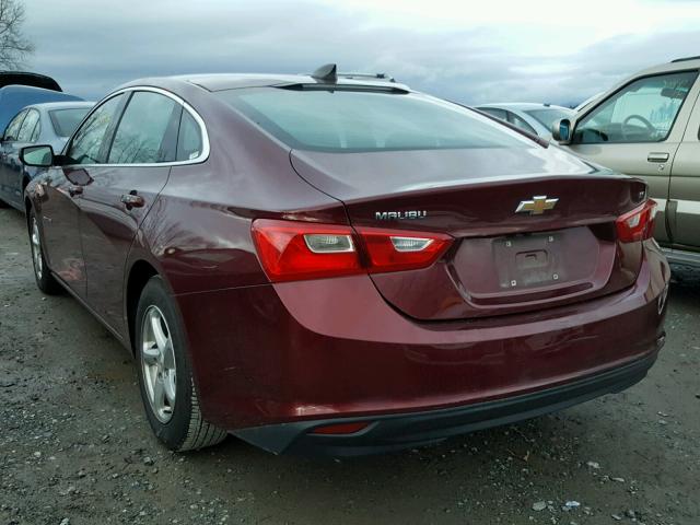 1G1ZB5ST6GF256617 - 2016 CHEVROLET MALIBU LS 栗色 照片 3