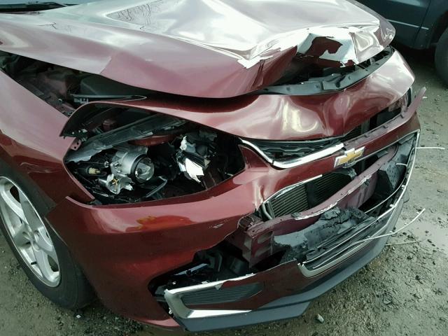 1G1ZB5ST6GF256617 - 2016 CHEVROLET MALIBU LS 栗色 照片 9