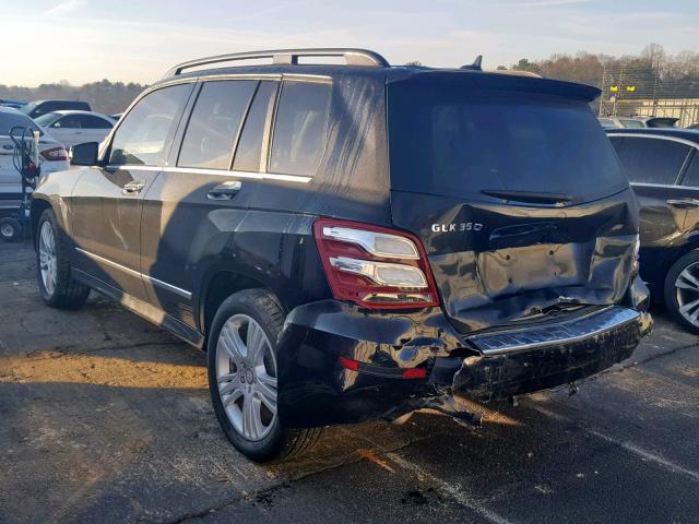 WDCGG5HBXEG326152 - 2014 MERCEDES-BENZ GLK 350 BLACK photo 3