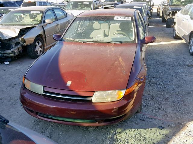 1G8JS52F2YY674056 - 2000 SATURN LS BURGUNDY photo 9