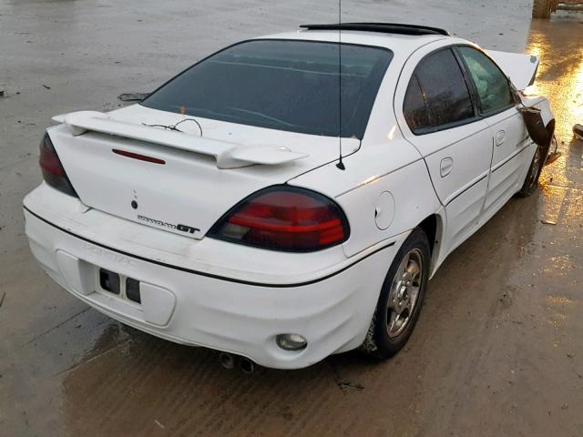 1G2NV52E72M642647 - 2002 PONTIAC GRAND AM G WHITE photo 4