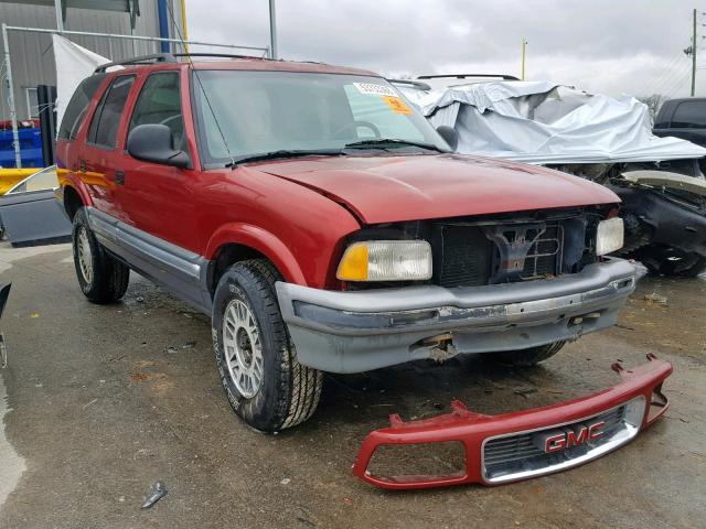 1GKDT13W5V2556383 - 1997 GMC JIMMY MAROON photo 1