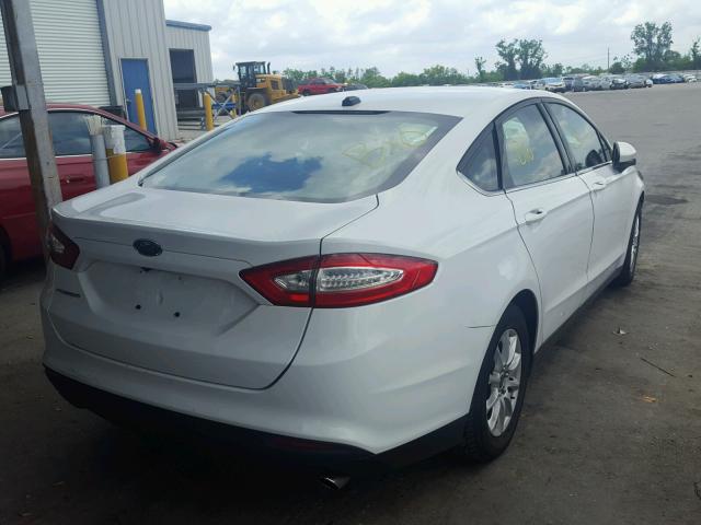 3FA6P0G72GR198802 - 2016 FORD FUSION S WHITE photo 4