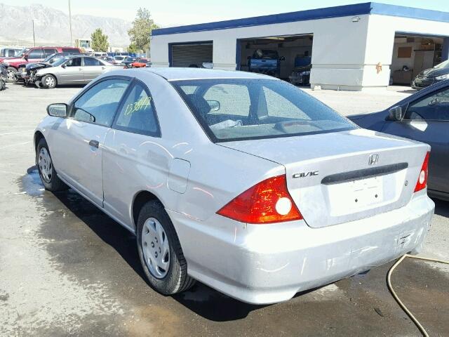 1HGEM22314L074112 - 2004 HONDA CIVIC DX V SILVER photo 3